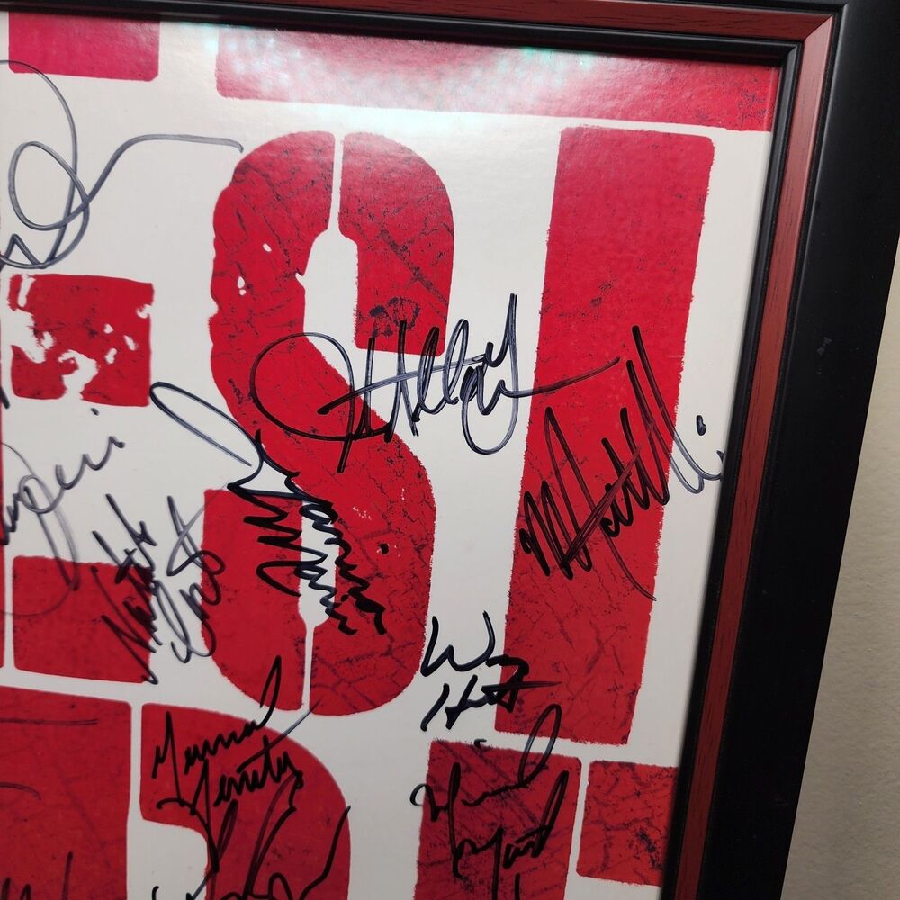 Broadway West Side Story Cast Signed Framed 2009 Olivo Cavenaugh Scaglione - Picture 3 of 13